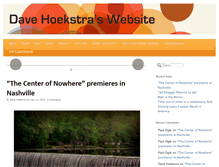 Tablet Screenshot of davehoekstra.com